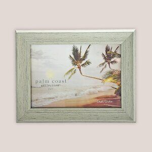 NEW Dwell Studio Palm Coast 5x7 Picture Frame Light Green Rustic Table Photo